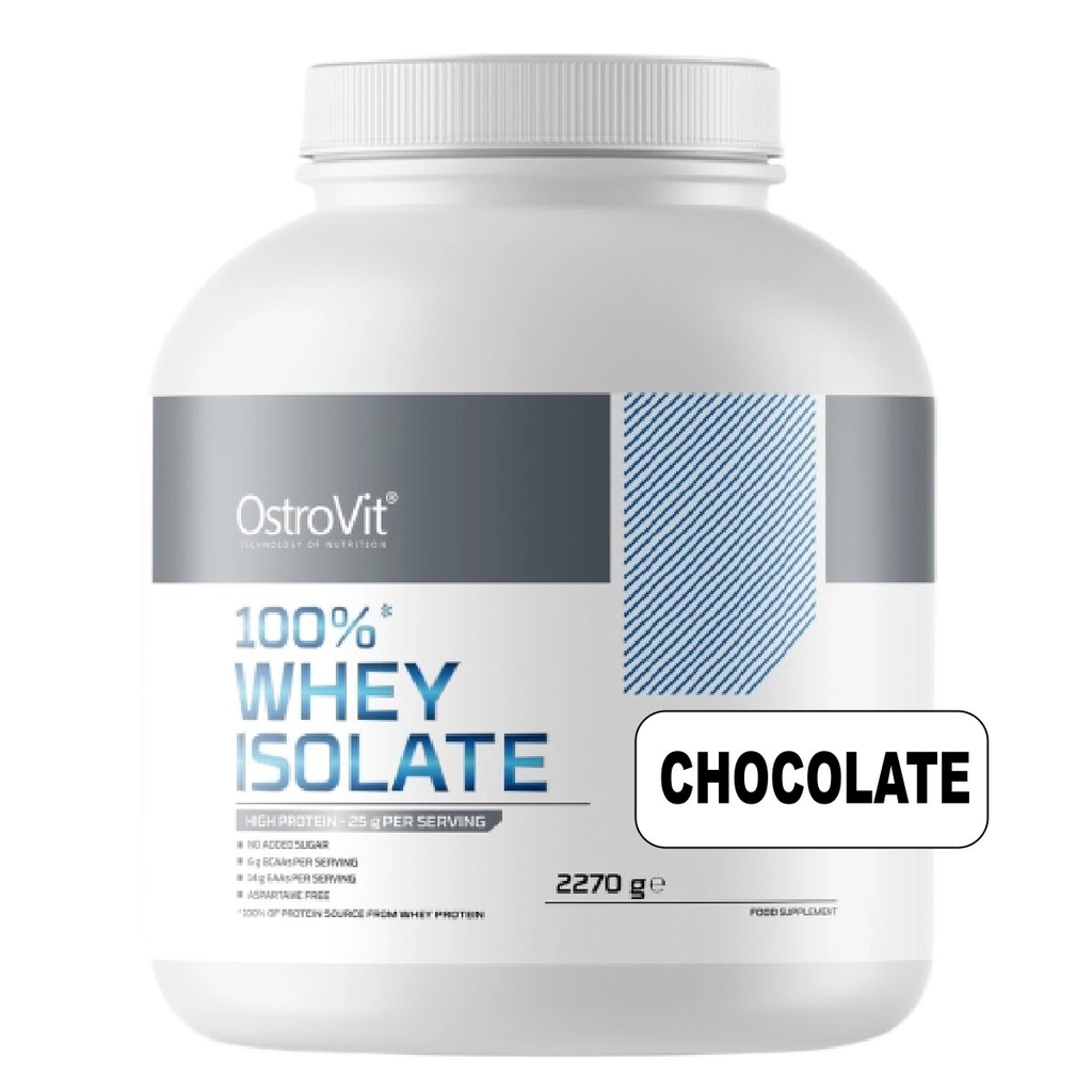 OstroVit 100% Whey Protein Isolate 5Lbs, 75 Servings (2.27 Kg)