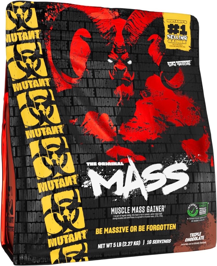 Sữa Tăng Cân  Mutant The Original Mass Gainer 15Lbs/5LBS (6.8KG/2.2Kg)