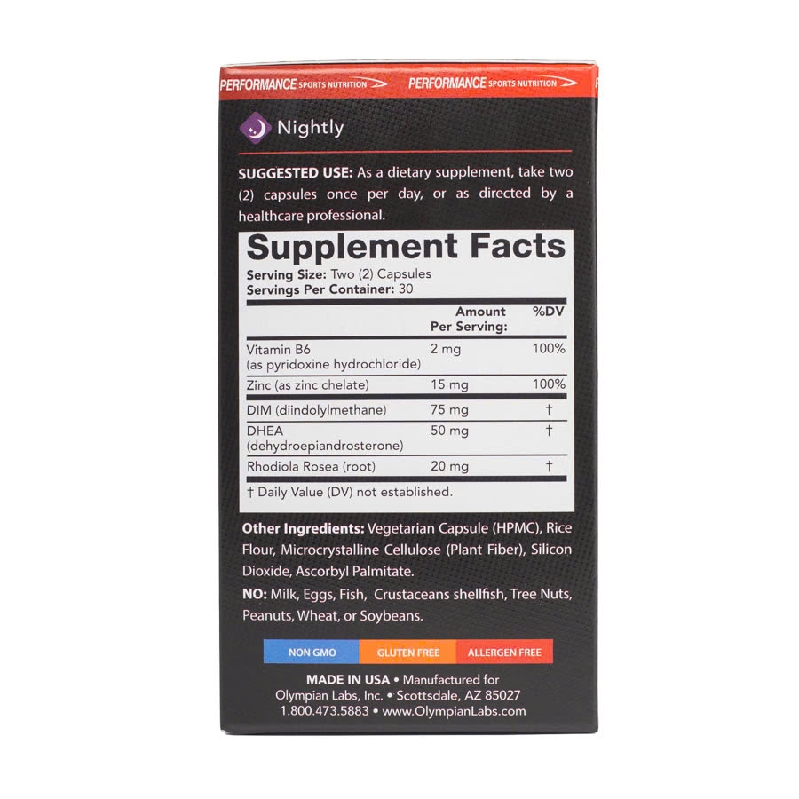 OLYMPIAN LABS Testosterone Booster (60 Viên) - Hỗ trợ cân bằng và tăng cường sinh lý nam