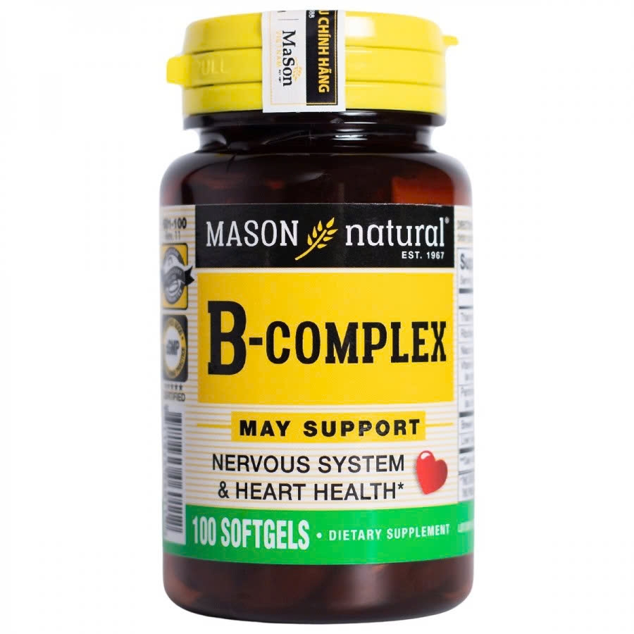 Mason Natural B-Complex - Bổ sung vitamin nhóm B cho cơ thể