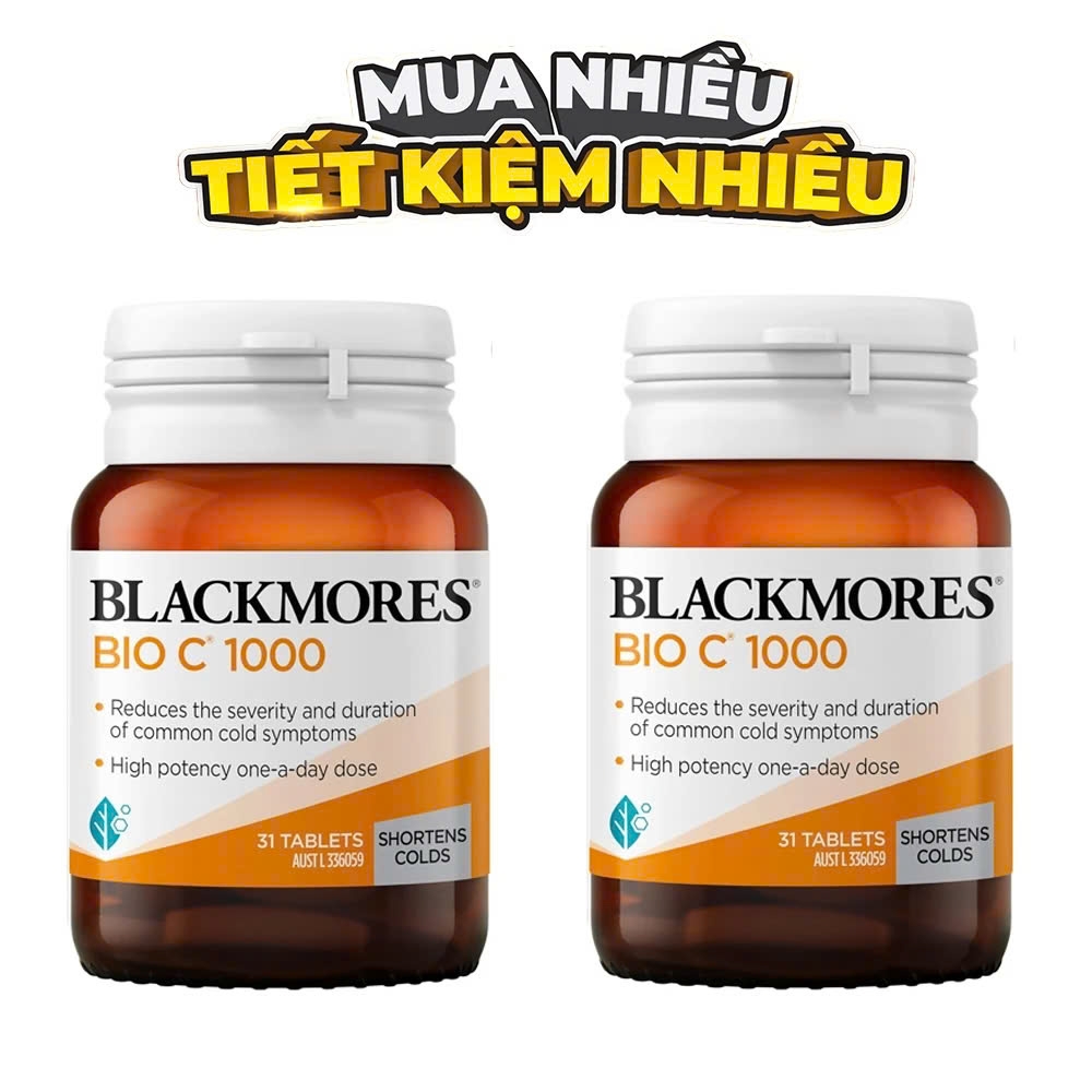Blackmores Bio C 1000mg (31 Viên), Bổ Sung VitaminC