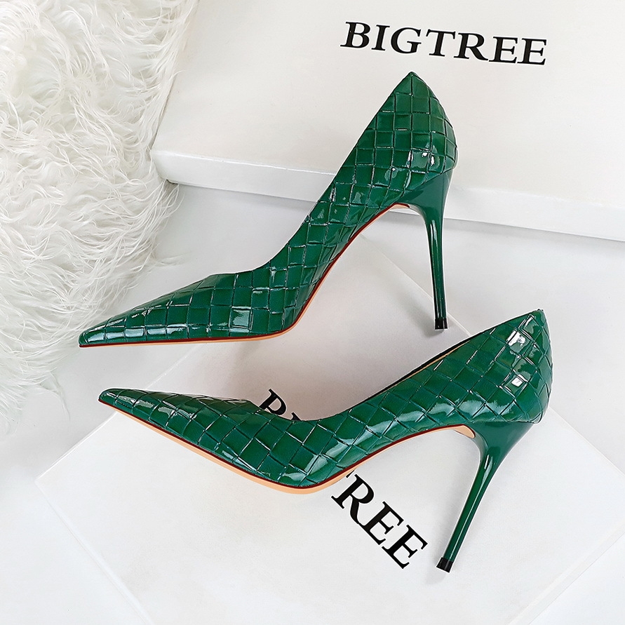Giày cao gót Bigtree chính hãng Giày nữ thời trang Giày công sở 1932-1