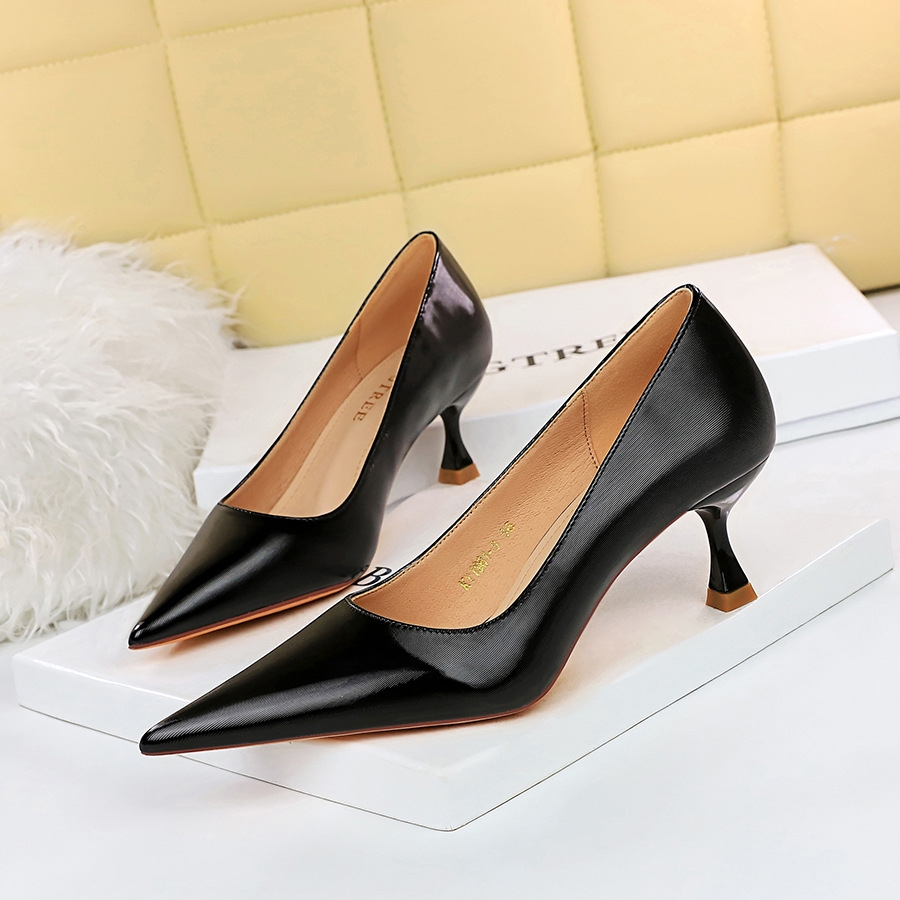 Giày cao gót Bigtree chính hãng Giày nữ thời trang Giày công sở 1961-1