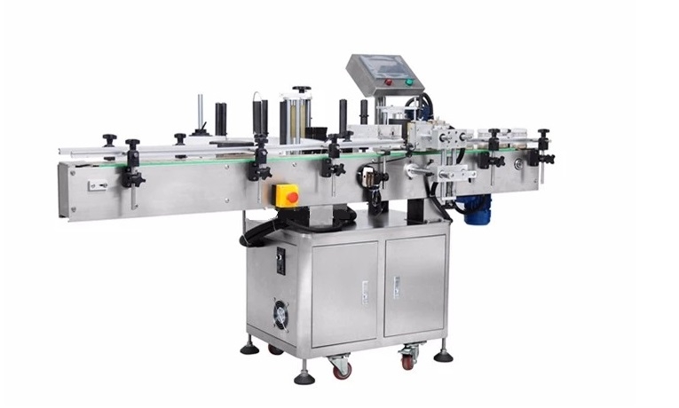 Máy dán nhãn decal tự động, dán nhãn chai tròn, vuông, phẳng, dẹp