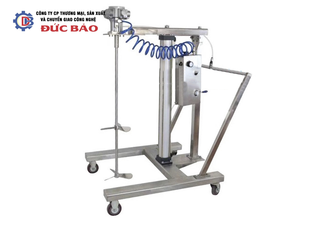 Máy Khuấy Khí Nén 200l Khung Inox