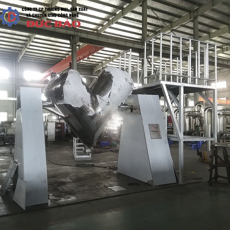 Máy Trộn Bột 200 Kg Chữ V