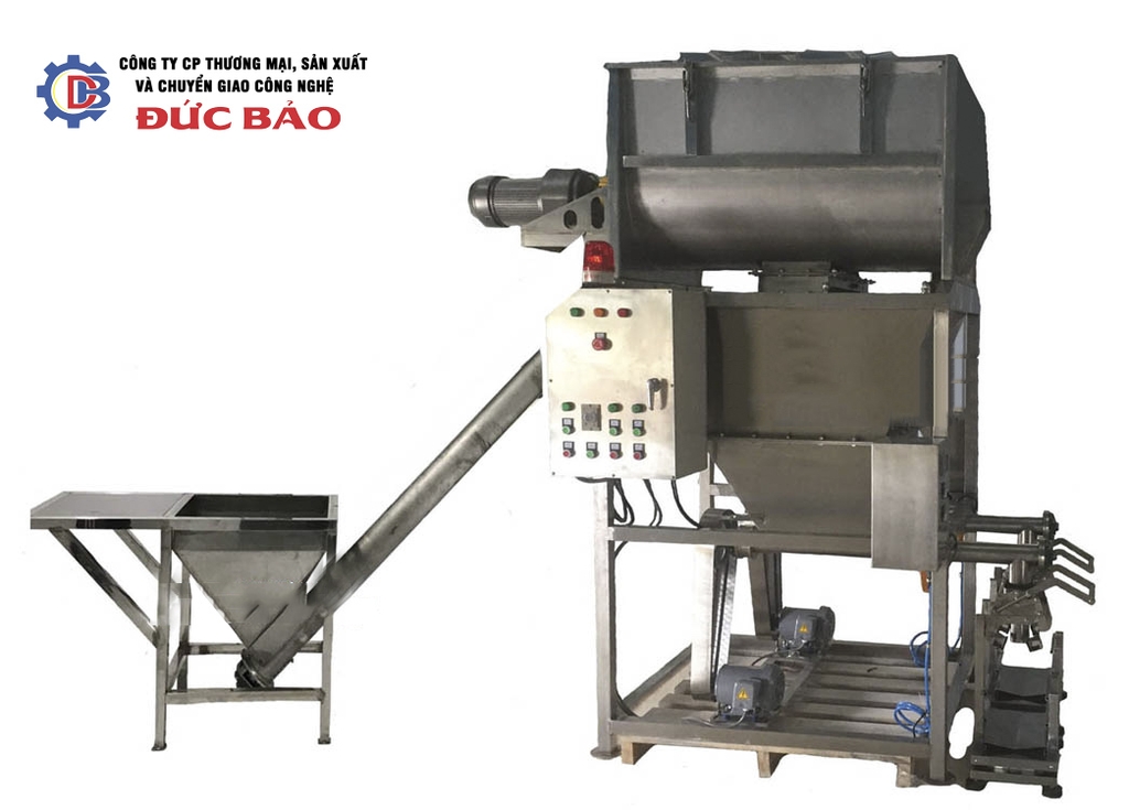 Máy Trộn Cân Đóng Bao Inox