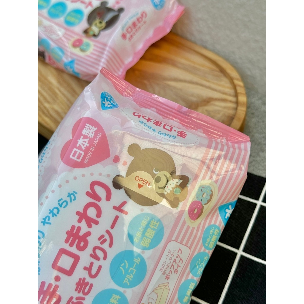 Gói 60 tờ giấy ướt cho bé Kyowa