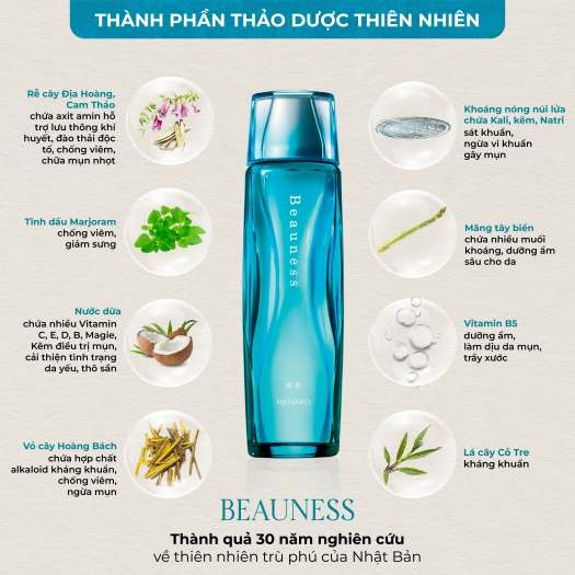 Menard Beauness A - Nước Khoáng Hỗ Trợ Phục Hồi Da Nhật Bản (160ml)