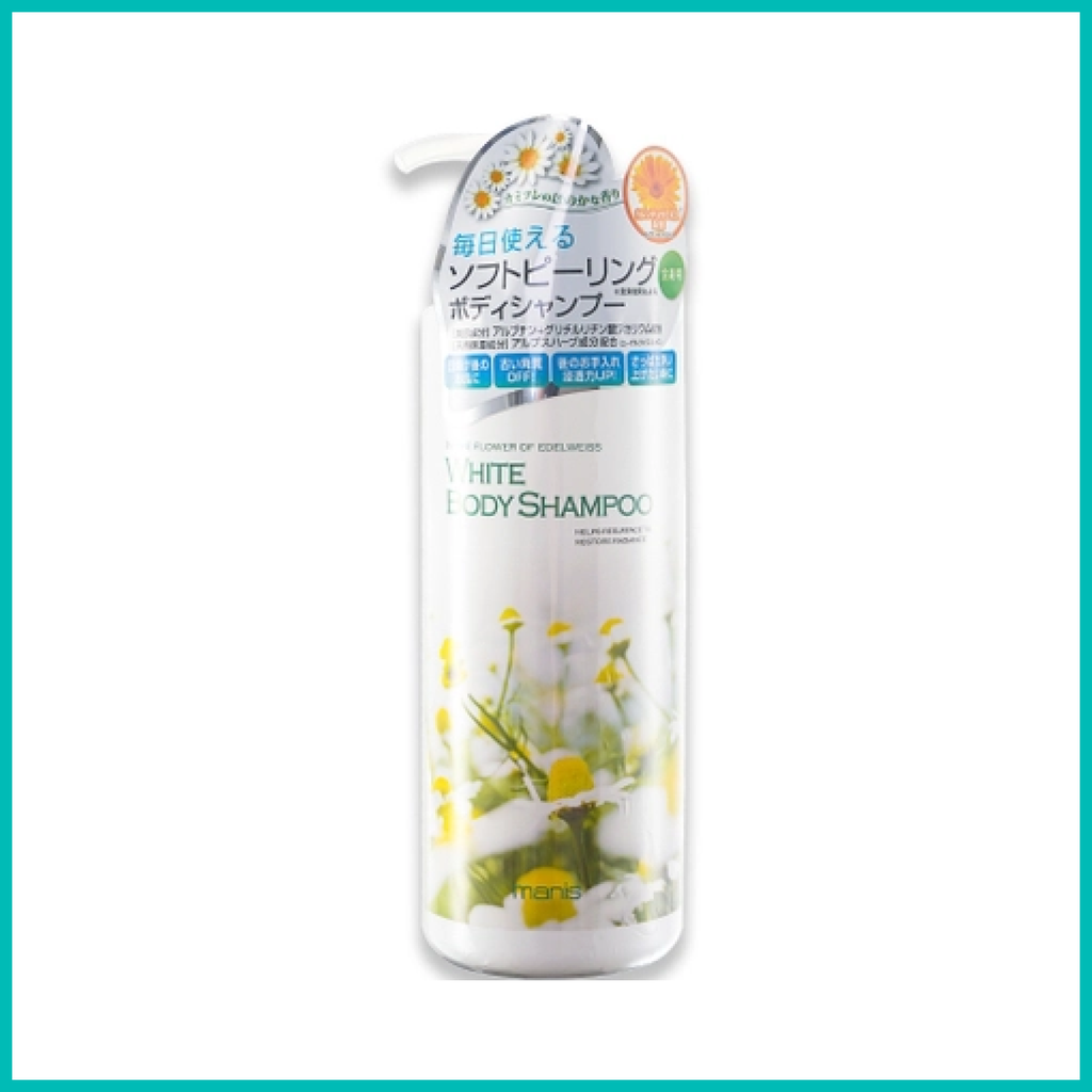 JRS - Sữa Tắm Trắng Da Manis White Body Shampoo 450ml Hương Hoa Cúc
