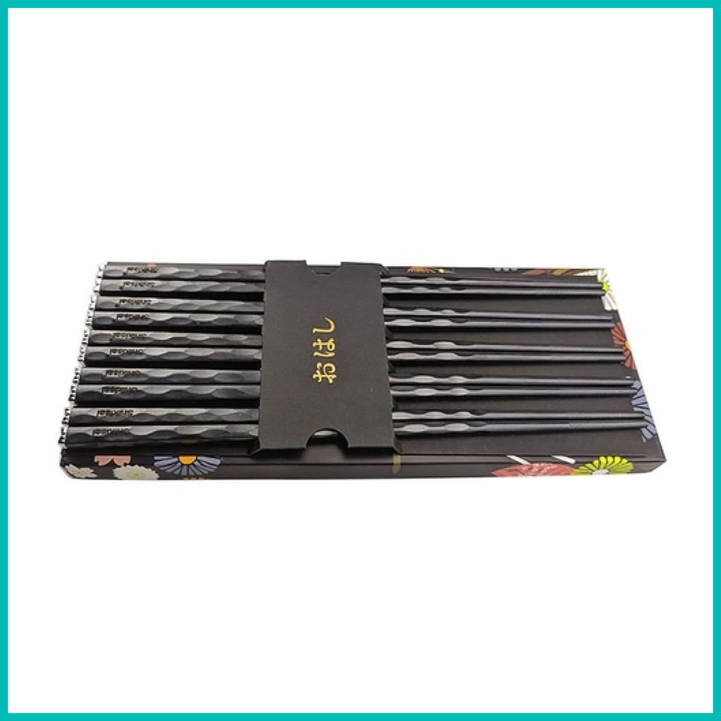 SHIKISAI - Set 5 đôi đũa sợi thủy tinh kháng khuẩn chịu nhiệt 260 độ Shikisai Japan