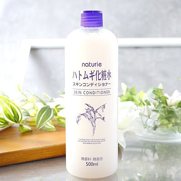 Nước hoa hồng ý dĩ Hatomugi 510ml (mẫu mới)