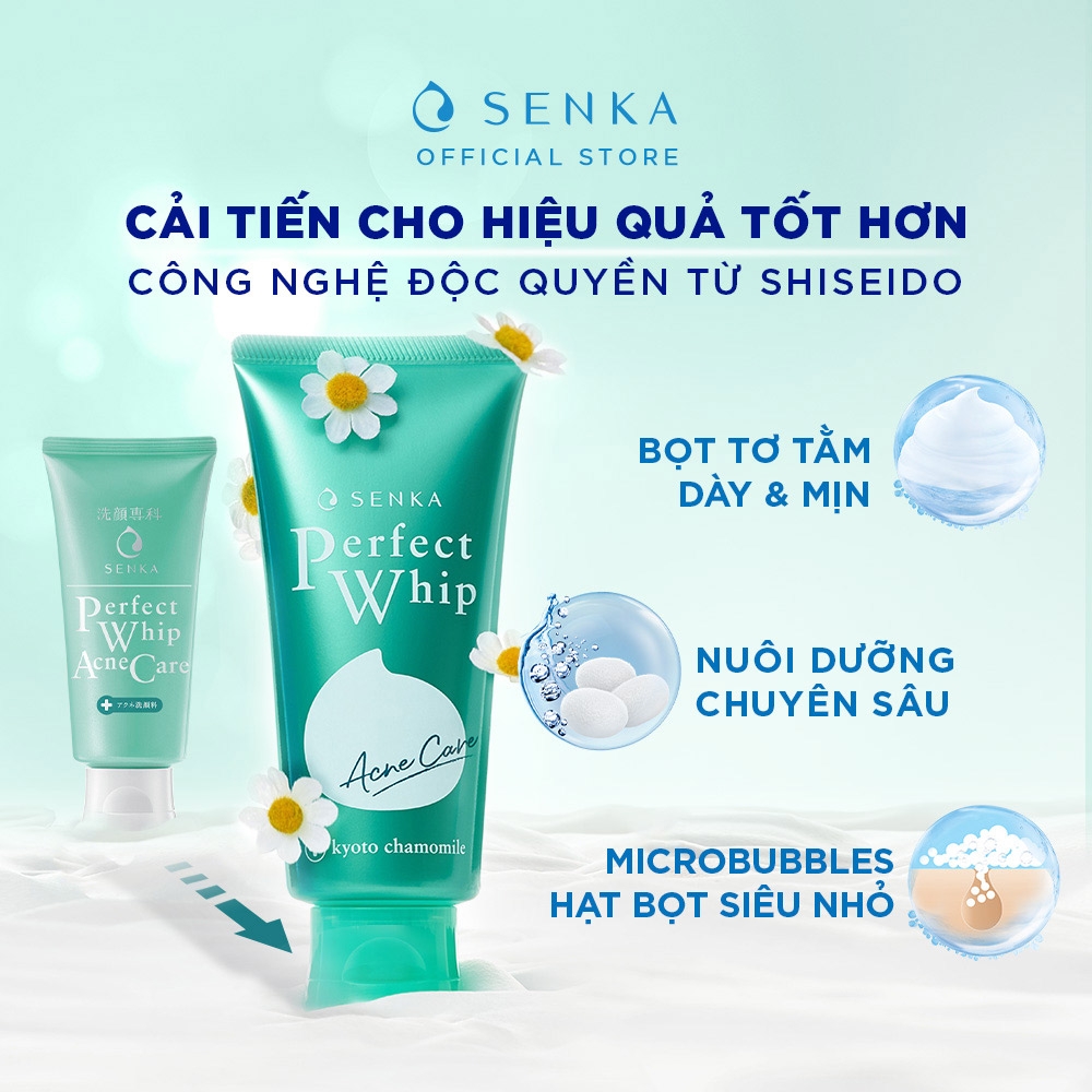 Sữa rửa mặt dành cho da mụn Senka 100g