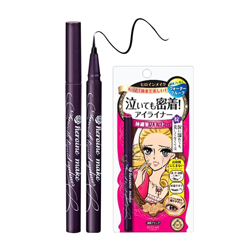 Kissme - Kẻ Mắt Heroine Make KISSME Dạng Gel Lâu Trôi (Đen) 6g