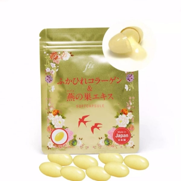 Collagen tươi chiết xuất từ vi cá mập và tổ yến