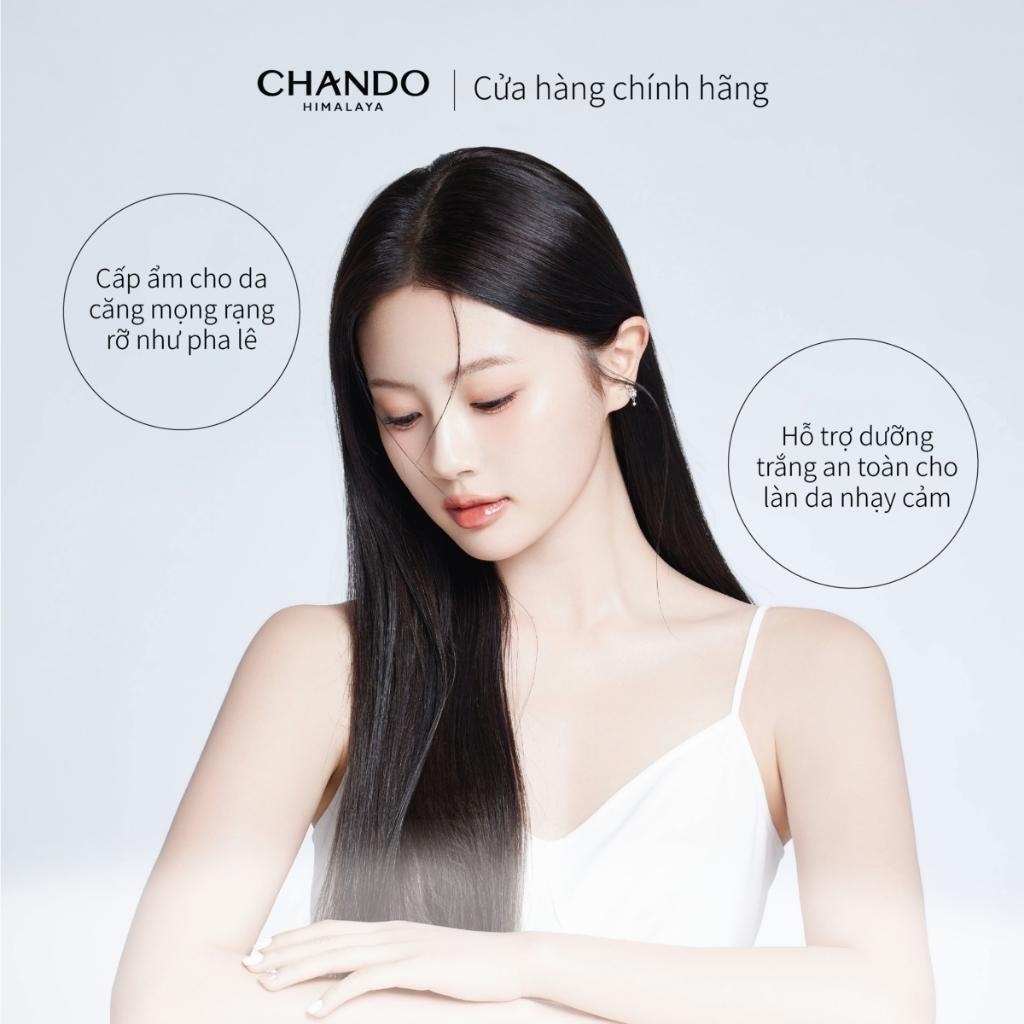 Chando Himalaya - Bộ Đôi Dung Dịch & Kem Dưỡng Mờ Thâm Nám, Hỗ Trợ Dưỡng Trắng