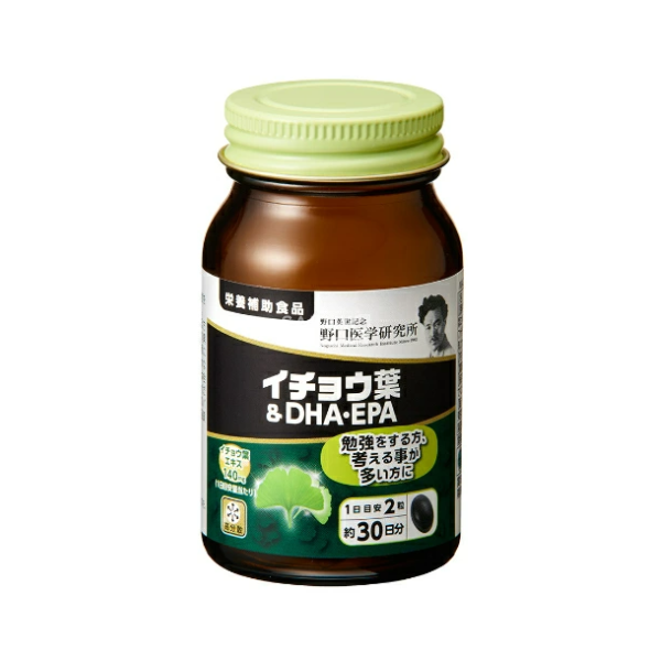 NOGUCHI - Viên Uống Bổ Não, Tiền Đình Ginkgo Biloba Noguchi 60 Viên (30 Ngày)