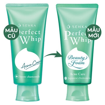 Senka - Sữa Rửa Mặt Senka Perfect Whip Acne Care Dành Cho Da Mụn 100g