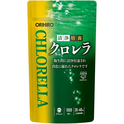 Orihiro - Tảo Lục Chlorella Nuôi Cấy Sạch (1000 Viên)