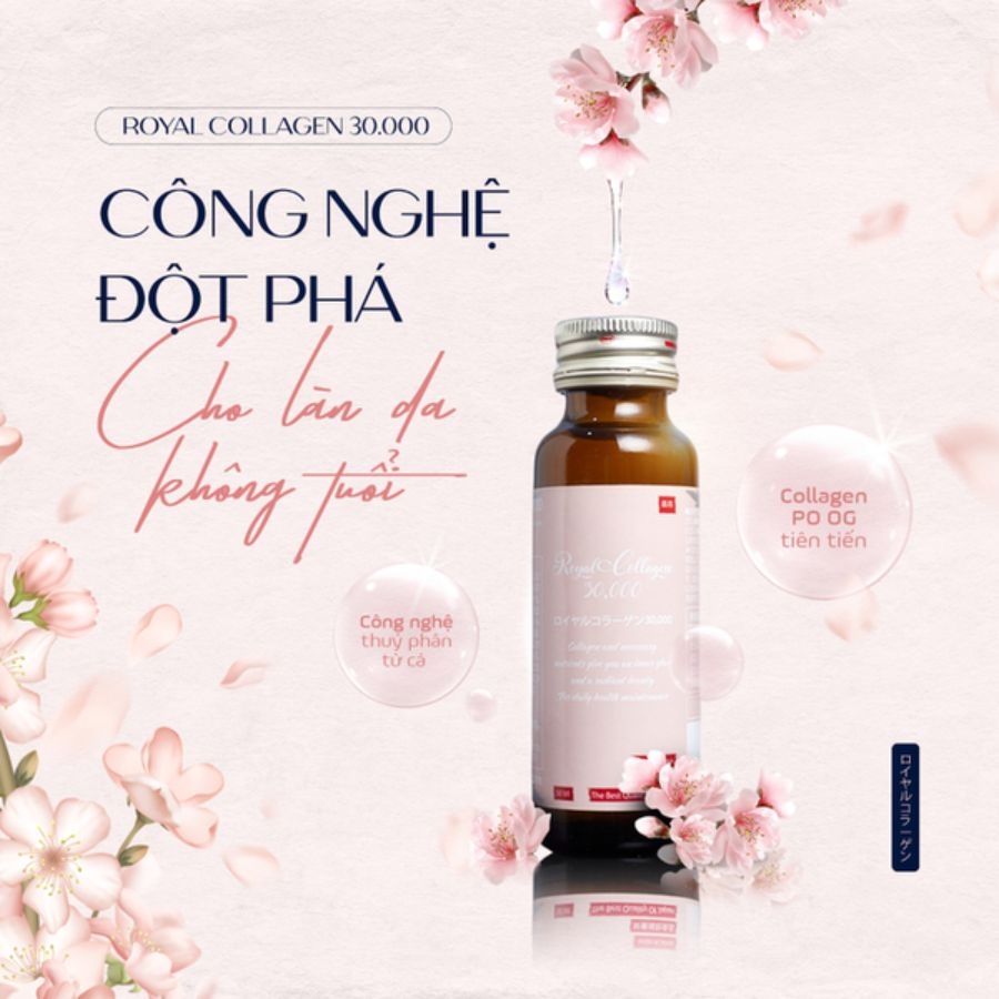 Royal Collagen - Nước Uống Bổ Sung Collagen 300,000mg