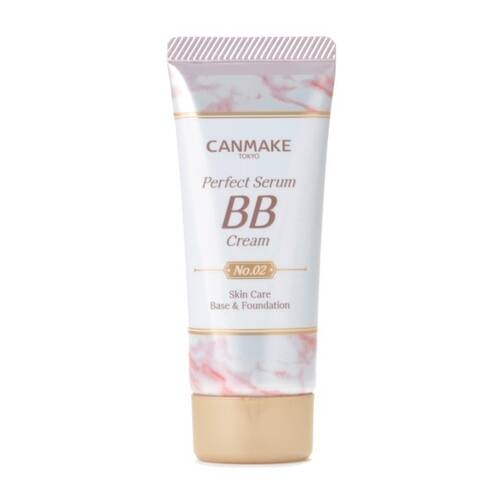 CANMAKE - Kem Che Phủ Khiếm Khuyết Perfect Serum BB Cream 01 Light, 02 Natural