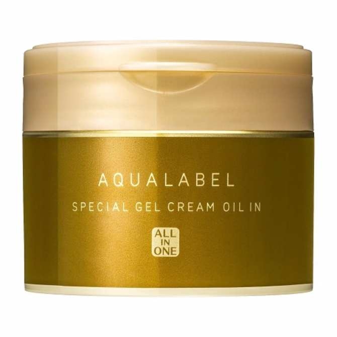 SHISEIDO_KEM DƯỠNG AQUA LABEL SPECIAL GEL CREAM OIL IN 90G (VÀNG)