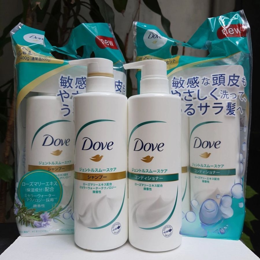 Dove - Set 2 Gội Xả Chiết Xuất Hương Thảo