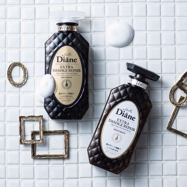 Diane - Bộ Dầu Gội Xả Phục Hồi Tóc Hư Tổn Nặng Moist Extra Damage Repair (450ml x 2)