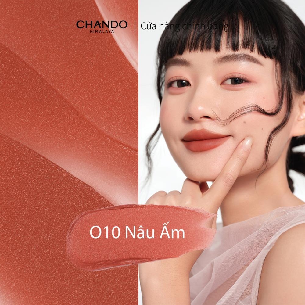 Chando Himalaya - Son Kem Lì Mịn Như Nhung 2.4ml Màu P01 (Đào)
