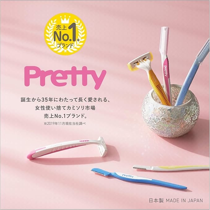 Kai Pretty - Set 4 Dao Cạo Lông Mày, Lông Mặt