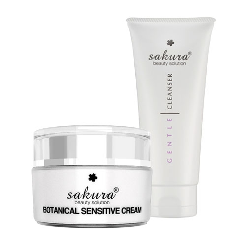 Sakura Beauty - Bộ 2 Sản Phẩm Dành Cho Da Nhạy Cảm
