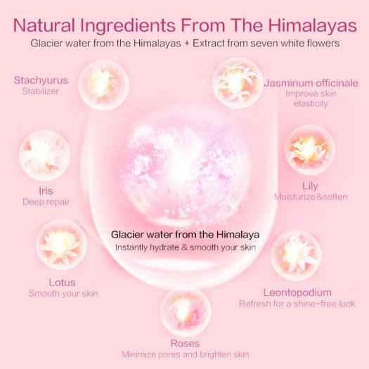 Chando Himalaya - Kem Dưỡng Da Hirosetech Màu Hồng Tinh Tế