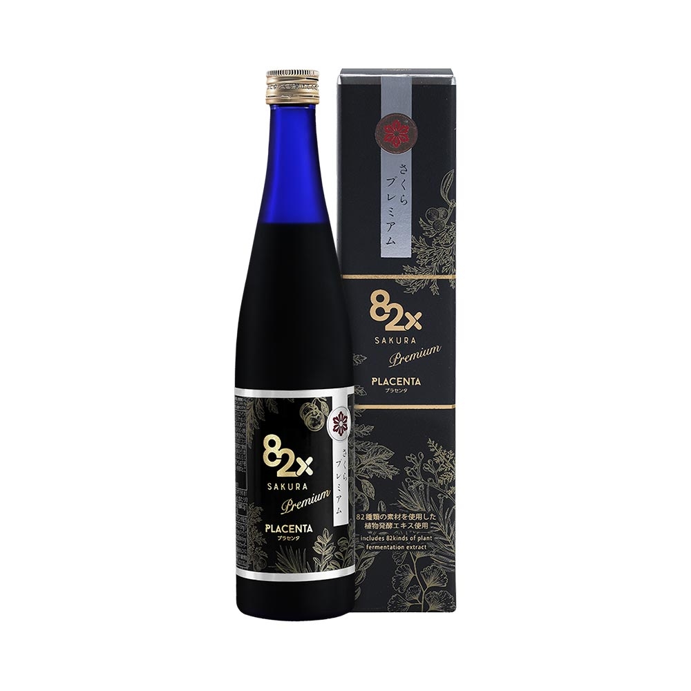 Nước uống nhau thai Placenta 82x Sakura Premium 450000mg 500ml