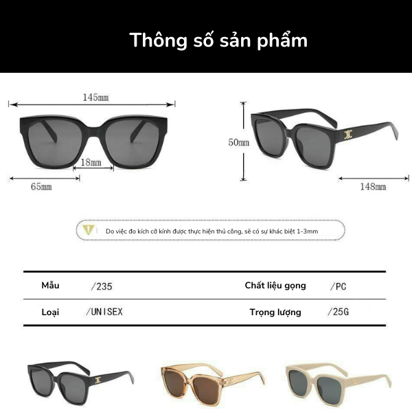 Clover - Kính Râm Chống Tia UV50+ Nhật Bản