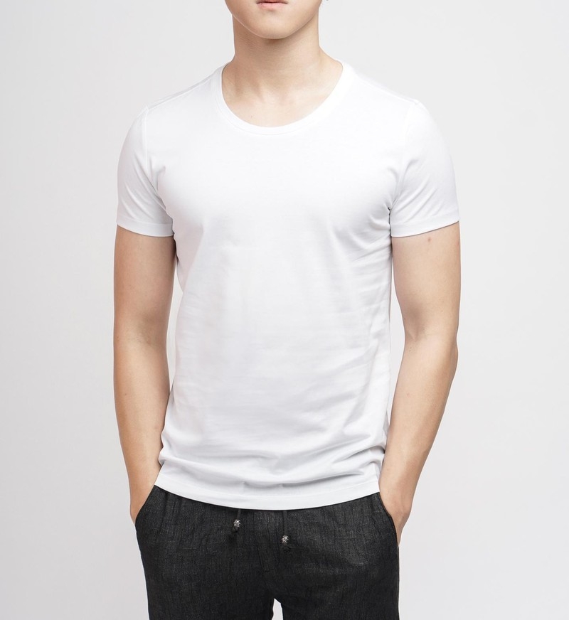 Set 2 áo lót nam 100% cotton kháng khuẩn - mẫu cổ tròn size L