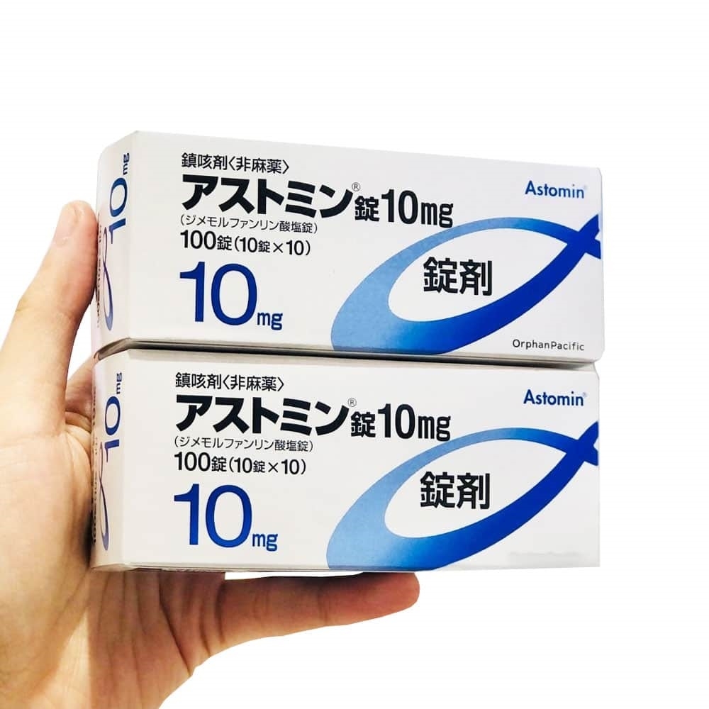 Astomin - Viên Uống Trị Ho Astomin 10mg Hộp 100 Viên