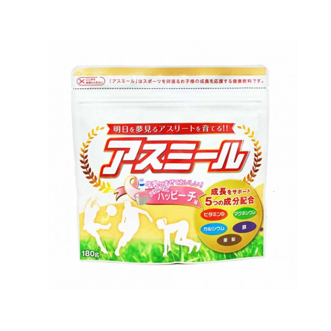 ASUMIRU - Sữa Tăng Chiều Cao Cho Bé 3-16 Tuổi Asumiru Ichiban Boshi 180g (Vị Đào)
