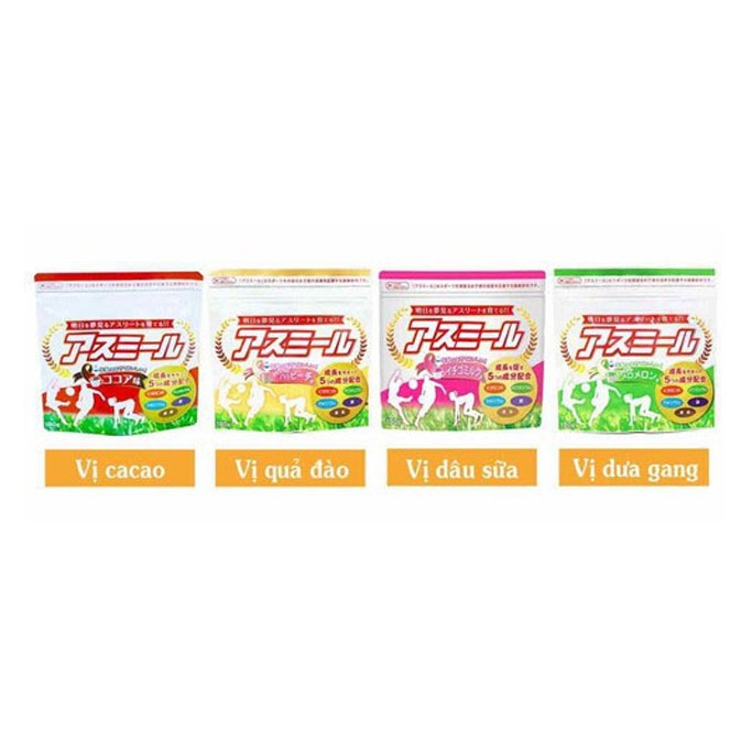 ASUMIRU - Sữa Tăng Chiều Cao Cho Bé 3-16 Tuổi Asumiru Ichiban Boshi 180g (Vị Dưa Gang)