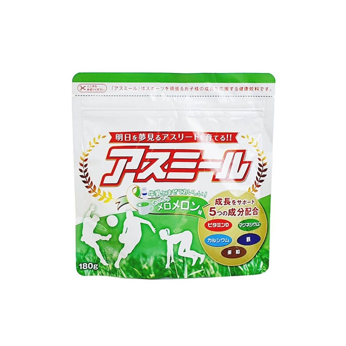 ASUMIRU - Sữa Tăng Chiều Cao Cho Bé 3-16 Tuổi Asumiru Ichiban Boshi 180g (Vị Dưa Gang)
