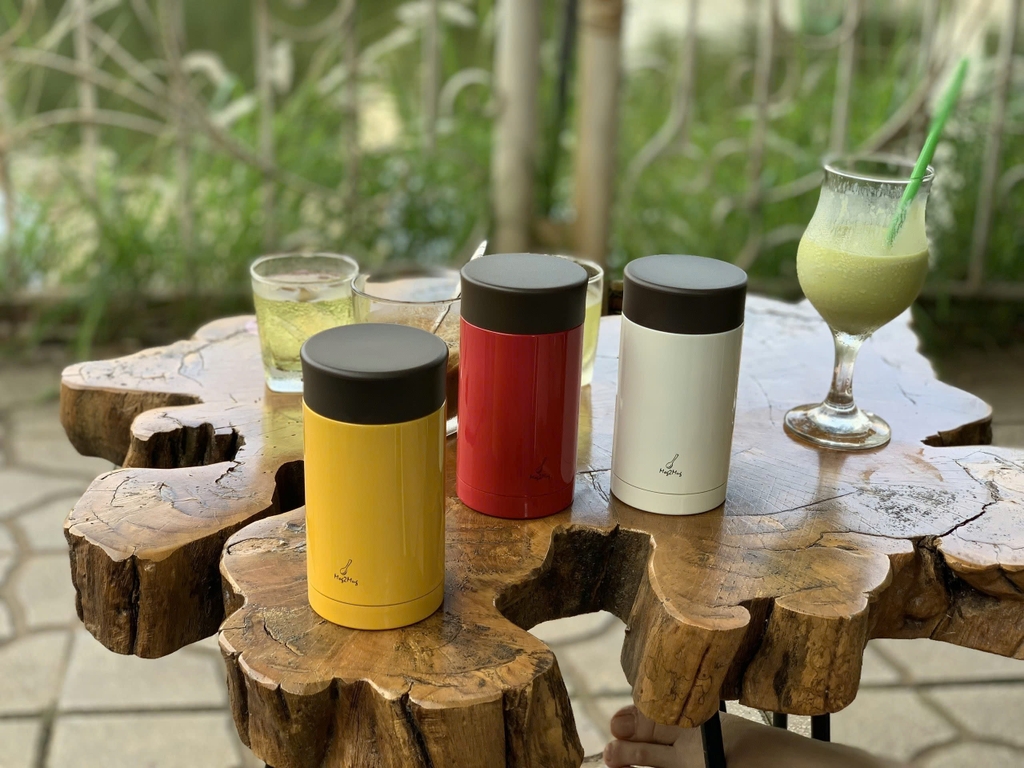 Mug - Bình Giữ Nhiệt Cỡ Nhỏ 250ml Mog2Mug (Màu Vàng)
