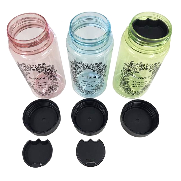 Fortuna - Bình Đựng Nước Cho Trẻ Nhỏ Có Nắp Đậy Chống Sặc 3 Màu 380ml