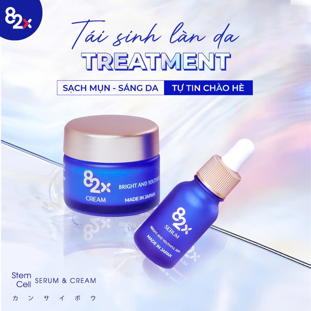 82X - Bộ Đôi Serum & Kem Dưỡng Tế Bào Gốc 82X AI Stem Cell