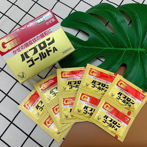 TAISHO- Thuốc hỗ trợ điều trị cảm cúm Taisho Pabron Gold dạng bột 44 gói (từ 12 tuổi và người lớn)