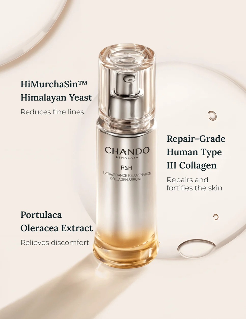 CHANDO - Tinh Chất Tái Tạo Da, Bổ Sung Collagen Và Ngăn Ngừa Lão Hóa Extravagance Rejuvenation Collagen Serum 50ml
