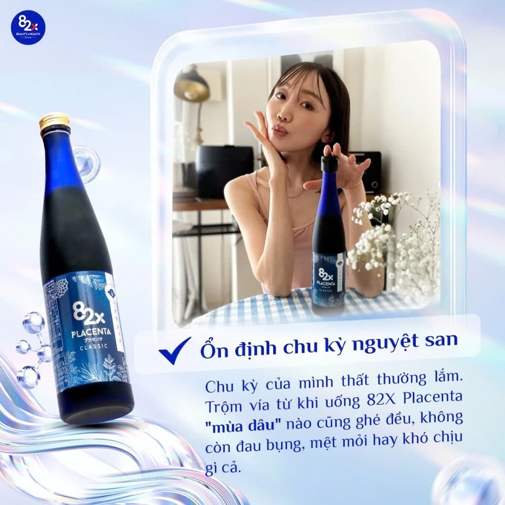 82X - COMBO 2 Chai Nước Uống Collagen & Placenta 82X Classic 500ml