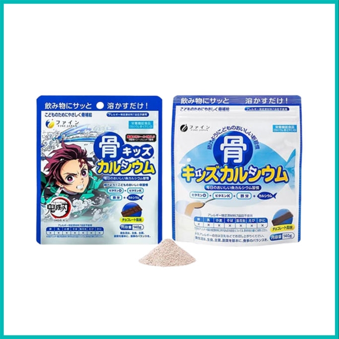 Combo 2 Gói Bột Canxi Tự Nhiên Từ Cá Tuyết Nhật Bản 140G Vị Socola (Cho Bé Từ 1 Tuổi)