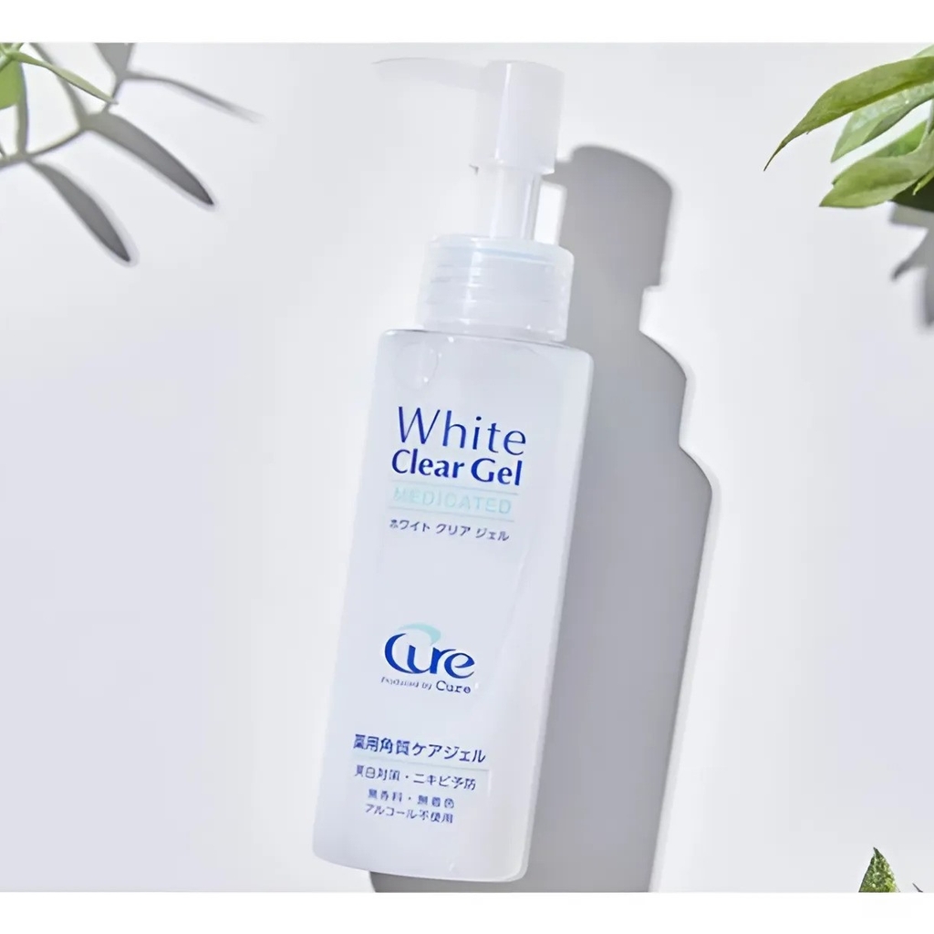 Cure White Clear Gel Medicated 200g - Tẩy Tế Bào Chết Dành Cho Da Nhạy Cảm, Da Mụn