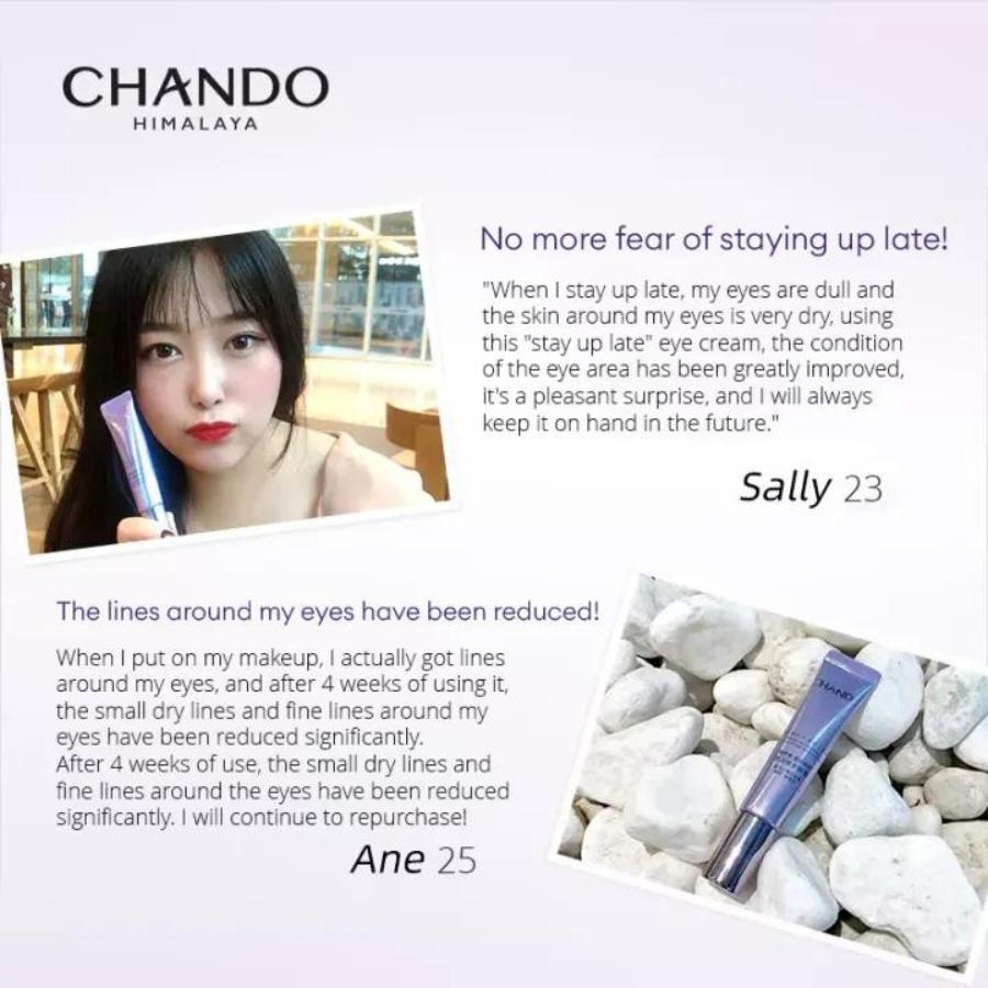 Chando Himalaya - Kem Mắt Làm Săn Chắc Da Chống Nếp Nhăn Loại Bỏ Quầng Thâm Chính Hãng Mexico