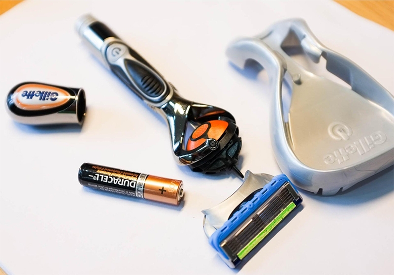 Gillette - Dao Cạo Râu Gillette Fusion  Proglide FlexBall Nhật Bản 5 Lưỡi Kép (1 Thân, 2 Lưỡi, 1 Pin)