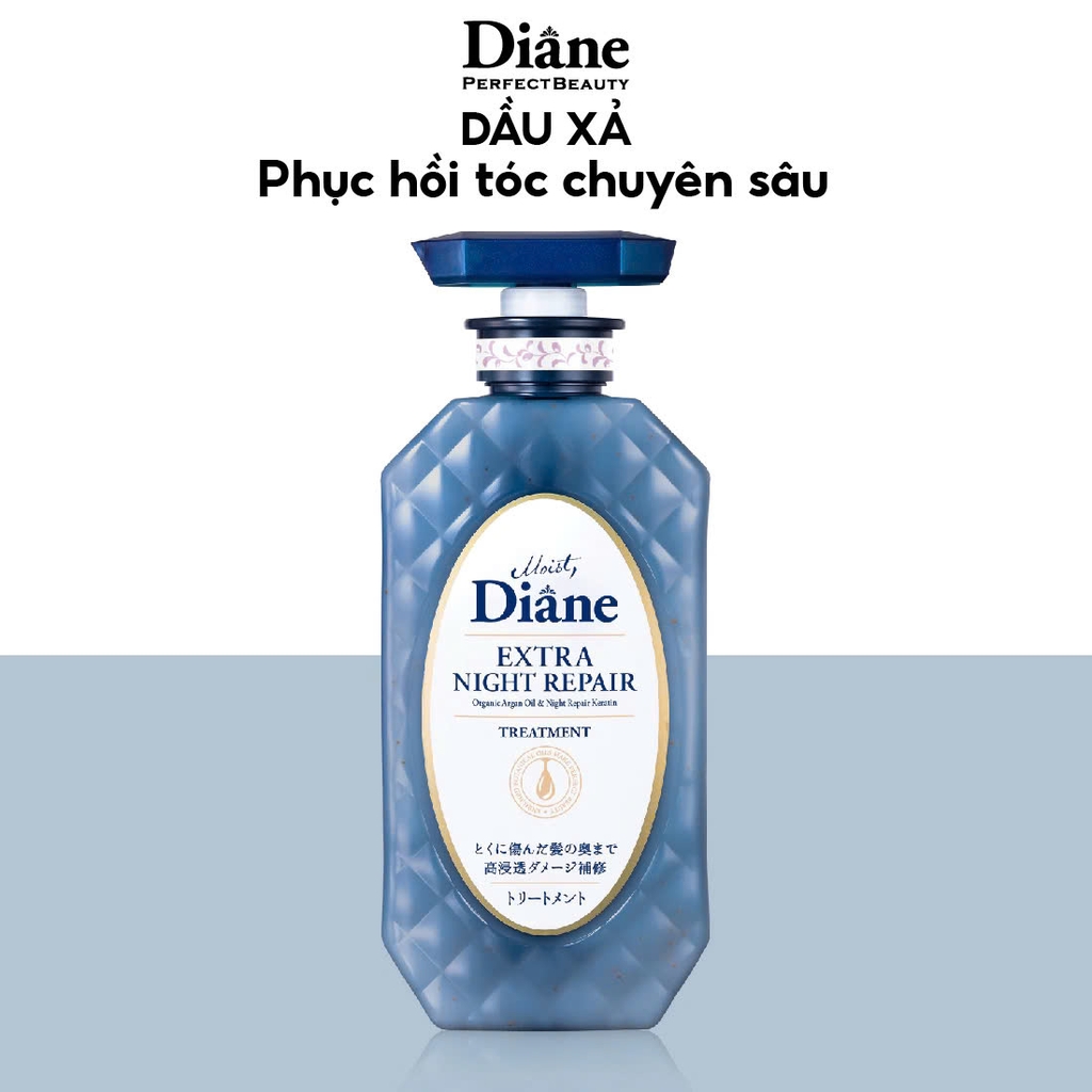 Moist Diane - Dầu Xả Tăng Cường Dưỡng Chất Ban Đêm Moist Diane Extra Night Repair 450ml